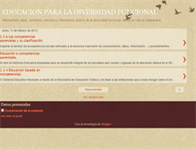 Tablet Screenshot of educacionespecialchiapas.blogspot.com