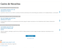 Tablet Screenshot of casinodenecochea.blogspot.com