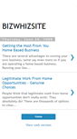 Mobile Screenshot of bizwhizsite99.blogspot.com