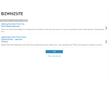 Tablet Screenshot of bizwhizsite99.blogspot.com