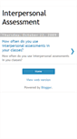Mobile Screenshot of interpersonalassessment.blogspot.com