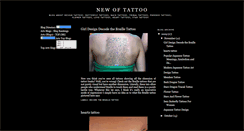 Desktop Screenshot of new-of-tattoo.blogspot.com