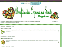 Tablet Screenshot of beneficiodoslegumesnasaude.blogspot.com