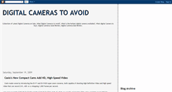 Desktop Screenshot of digitalcamerastoavoid.blogspot.com