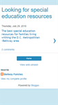 Mobile Screenshot of beltwayfamiliesspecialedresources.blogspot.com