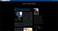 Desktop Screenshot of jazzthatnoise.blogspot.com