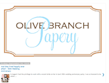 Tablet Screenshot of olivebranchpapery.blogspot.com