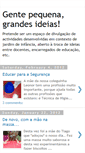 Mobile Screenshot of ideiasgentepequena.blogspot.com
