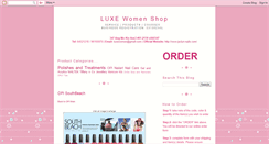 Desktop Screenshot of luxewomenshop.blogspot.com