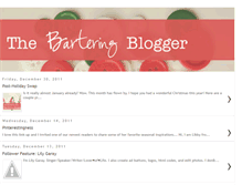 Tablet Screenshot of barteringblogger.blogspot.com