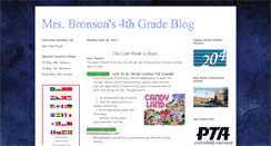 Desktop Screenshot of bronsons2ndgradeblog.blogspot.com