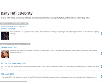 Tablet Screenshot of daily-hifi-celebrity.blogspot.com