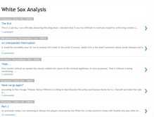 Tablet Screenshot of chisoxanalysis.blogspot.com