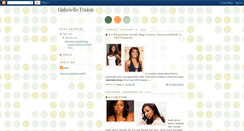 Desktop Screenshot of gabrielle-union-bio.blogspot.com