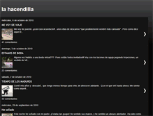 Tablet Screenshot of lahacendilla.blogspot.com