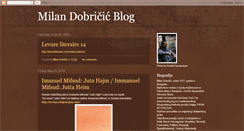 Desktop Screenshot of milandobricic.blogspot.com