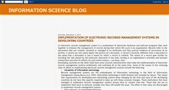 Desktop Screenshot of informationscienceblog.blogspot.com