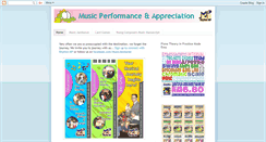 Desktop Screenshot of musicperformanceappreciation.blogspot.com