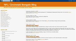 Desktop Screenshot of bengalsblog.blogspot.com