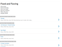 Tablet Screenshot of fixedandflowing.blogspot.com