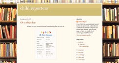 Desktop Screenshot of childreporters.blogspot.com
