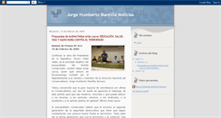 Desktop Screenshot of noticiasjorgehumbertomantilla.blogspot.com