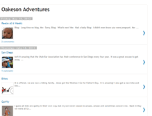 Tablet Screenshot of oakesonadventures.blogspot.com