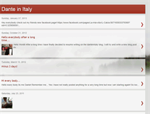 Tablet Screenshot of danteinitaly.blogspot.com