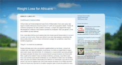 Desktop Screenshot of africanweightloss.blogspot.com