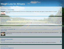 Tablet Screenshot of africanweightloss.blogspot.com