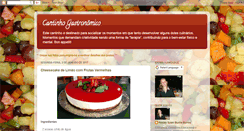 Desktop Screenshot of cantinhogastronomico.blogspot.com