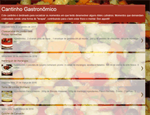 Tablet Screenshot of cantinhogastronomico.blogspot.com