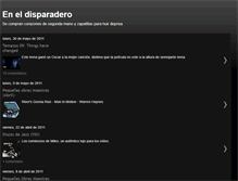 Tablet Screenshot of eneldisparadero.blogspot.com