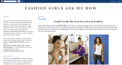 Desktop Screenshot of fashiongirlsaskmehow.blogspot.com