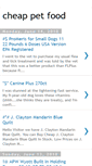 Mobile Screenshot of cheappetfoodnow.blogspot.com