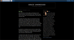 Desktop Screenshot of graceundressed.blogspot.com