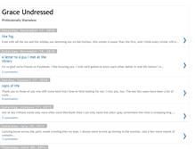 Tablet Screenshot of graceundressed.blogspot.com
