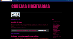 Desktop Screenshot of cabezaslibertarias.blogspot.com