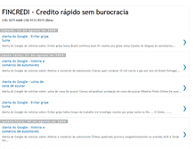 Tablet Screenshot of fincredifinanceira.blogspot.com