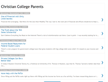 Tablet Screenshot of christiancollegeparents.blogspot.com