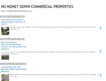 Tablet Screenshot of nomoneydowncommercialproperties.blogspot.com