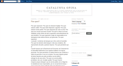 Desktop Screenshot of catalunyaopina.blogspot.com