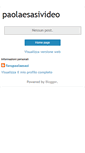 Mobile Screenshot of paolaesasivideo.blogspot.com