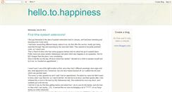 Desktop Screenshot of hellotohappiness.blogspot.com