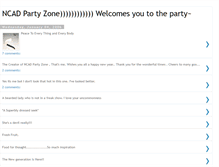 Tablet Screenshot of ncadpartyzone.blogspot.com