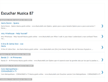 Tablet Screenshot of escucharmusica-87.blogspot.com