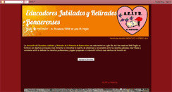 Desktop Screenshot of educadoresjubiladosbsas.blogspot.com