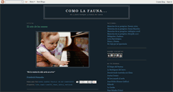 Desktop Screenshot of comolafauna.blogspot.com