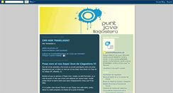 Desktop Screenshot of joventutllagostera.blogspot.com