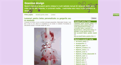 Desktop Screenshot of geaninadesign.blogspot.com